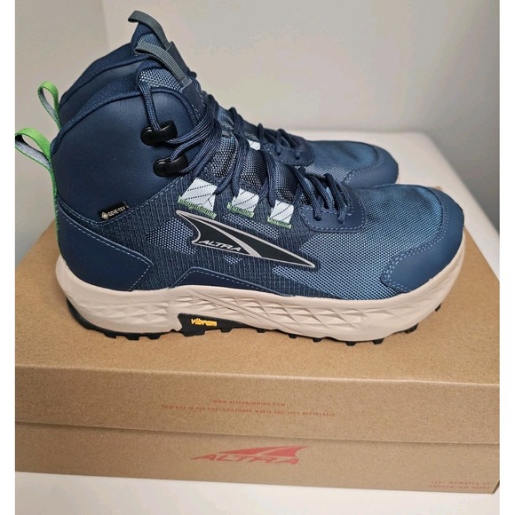 Altra Shoes - Altra Timp Hiker Gore-Tex Mid Hiking Boots Women's US 8.5 Navy Blue